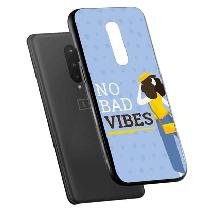 No Bad Vibes Motivational Quotes Oneplus 8 Back Case