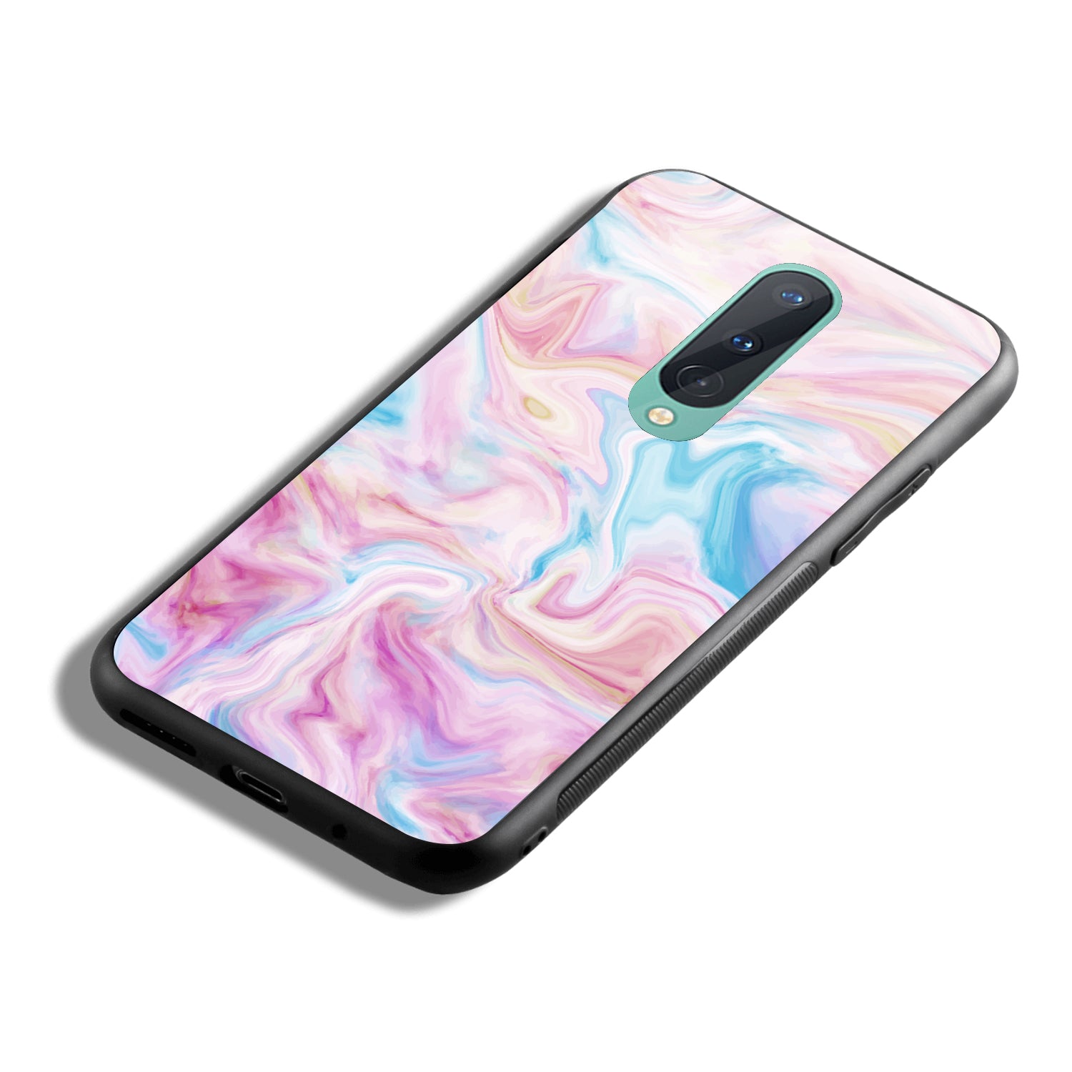 Blue Pink Marble Oneplus 8 Back Case