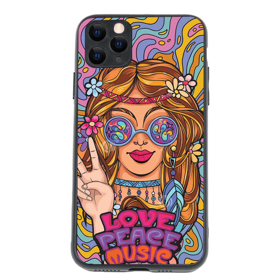 Love Peace Music Women Empowerment iPhone 11 Pro Max Case