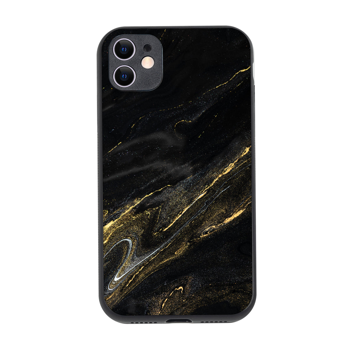 Black Golden Marble iPhone 11 Case