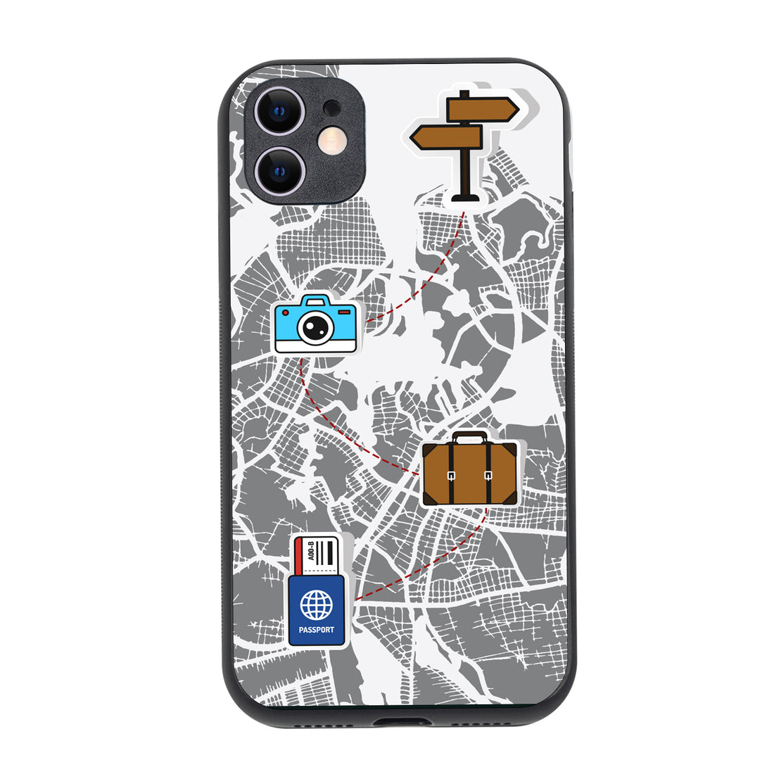 Journey Start To End Travel iPhone 11 Case