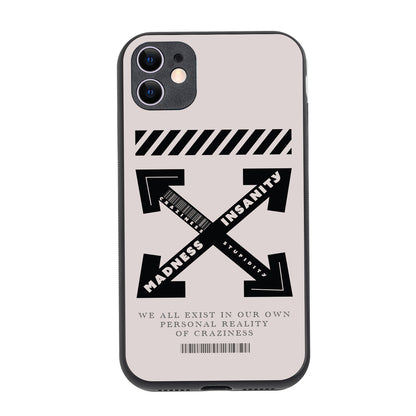 Black Madness Quote iPhone 11 Case
