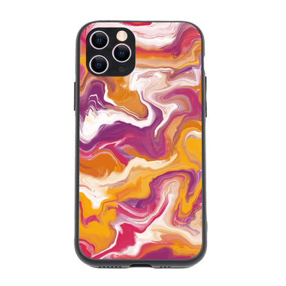 Yellow Purple Marble iPhone 14 Case