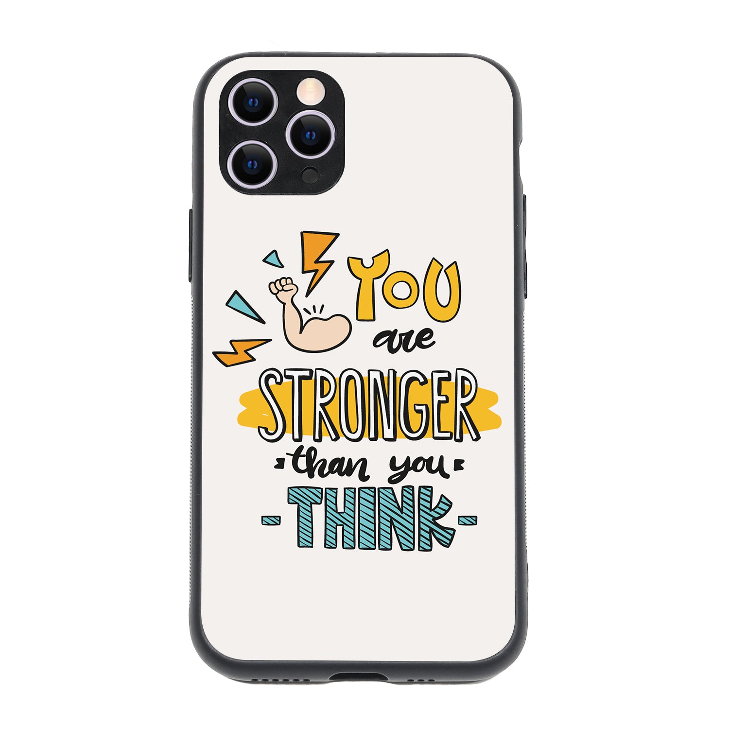You Are Stronger Motivational Quotes iPhone 11 Pro Case
