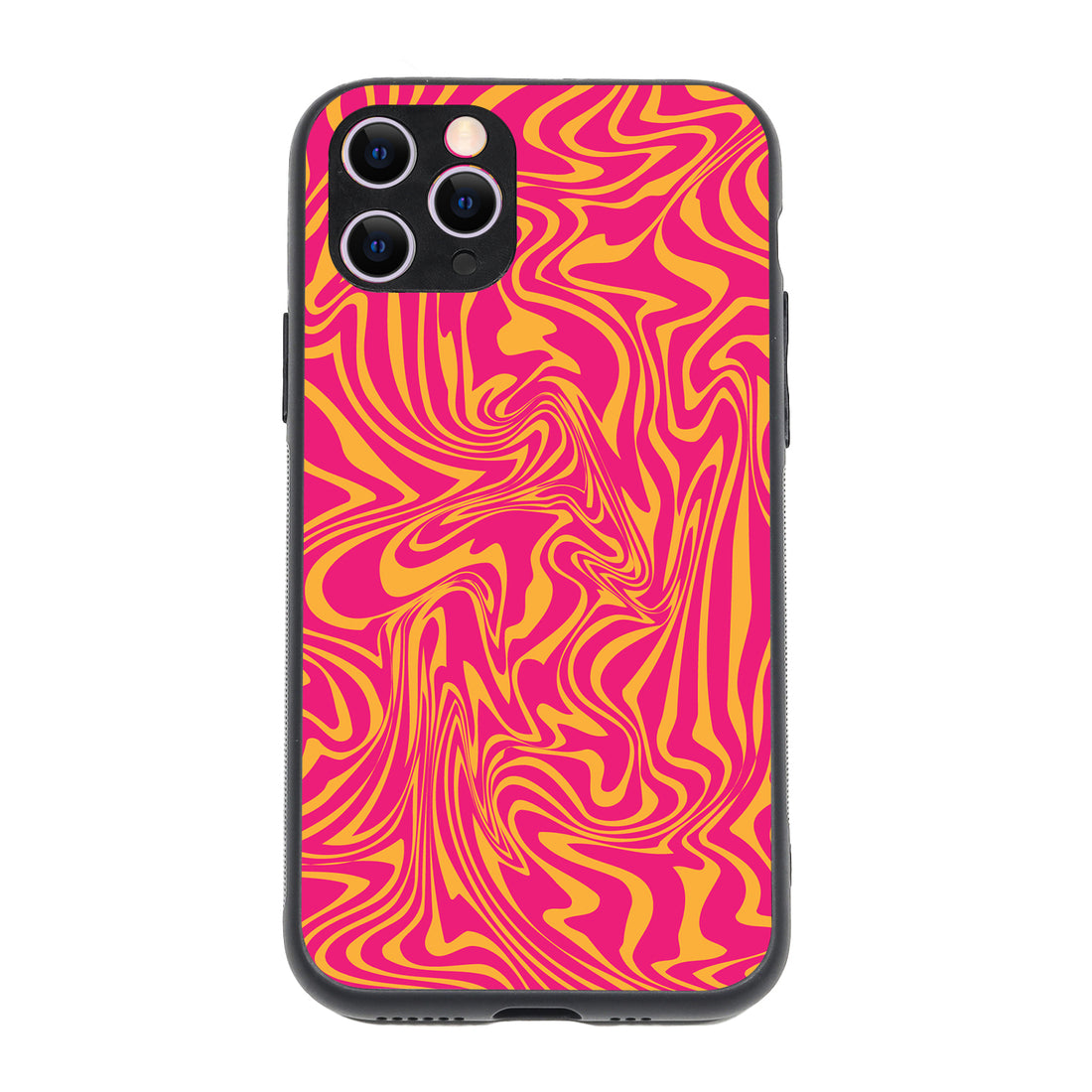 Yellow Pink Optical Illusion iPhone 11 Pro Case
