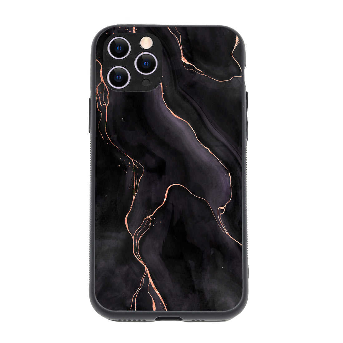 Black Pink Line Marble iPhone 11 Pro Case