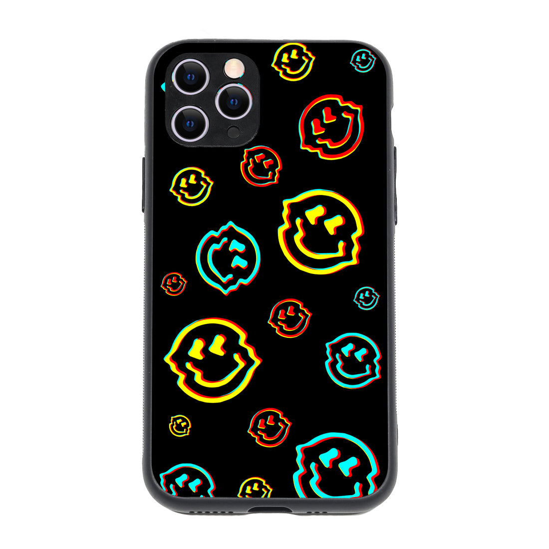 Black Smiley Doodle iPhone 11 Pro Case