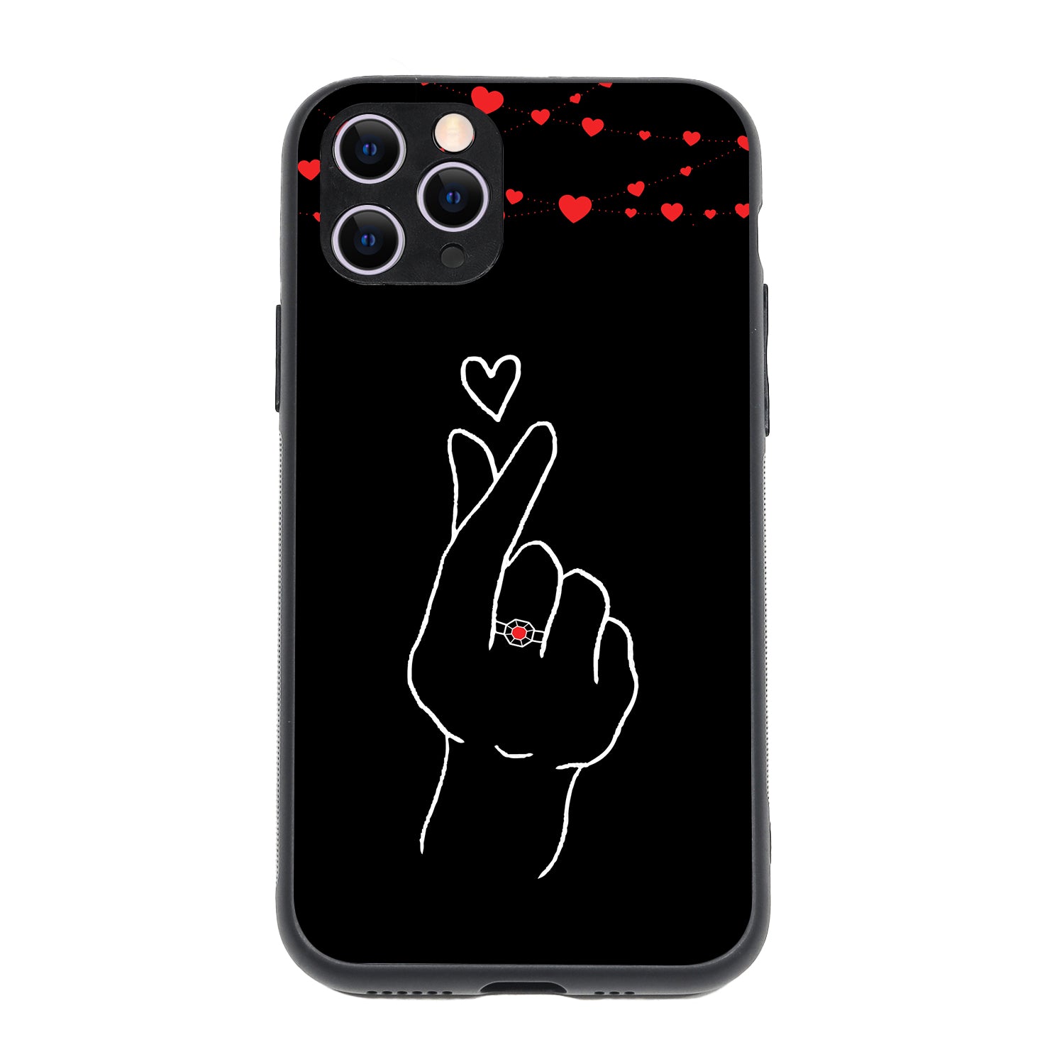 Click Heart Boy Couple iPhone 11 Pro Case