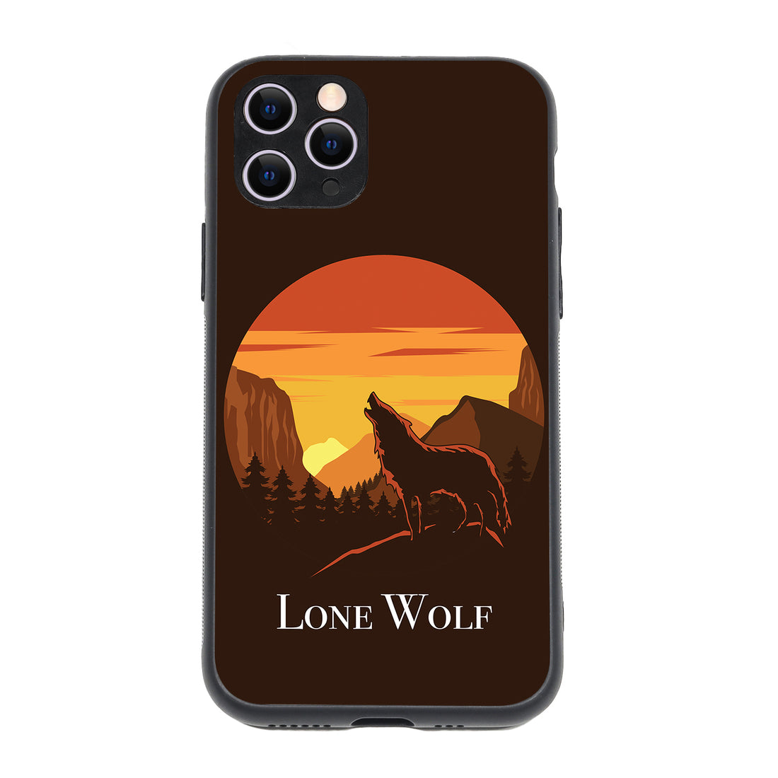 Lone Wolf Cartoon iPhone 11 Pro Case