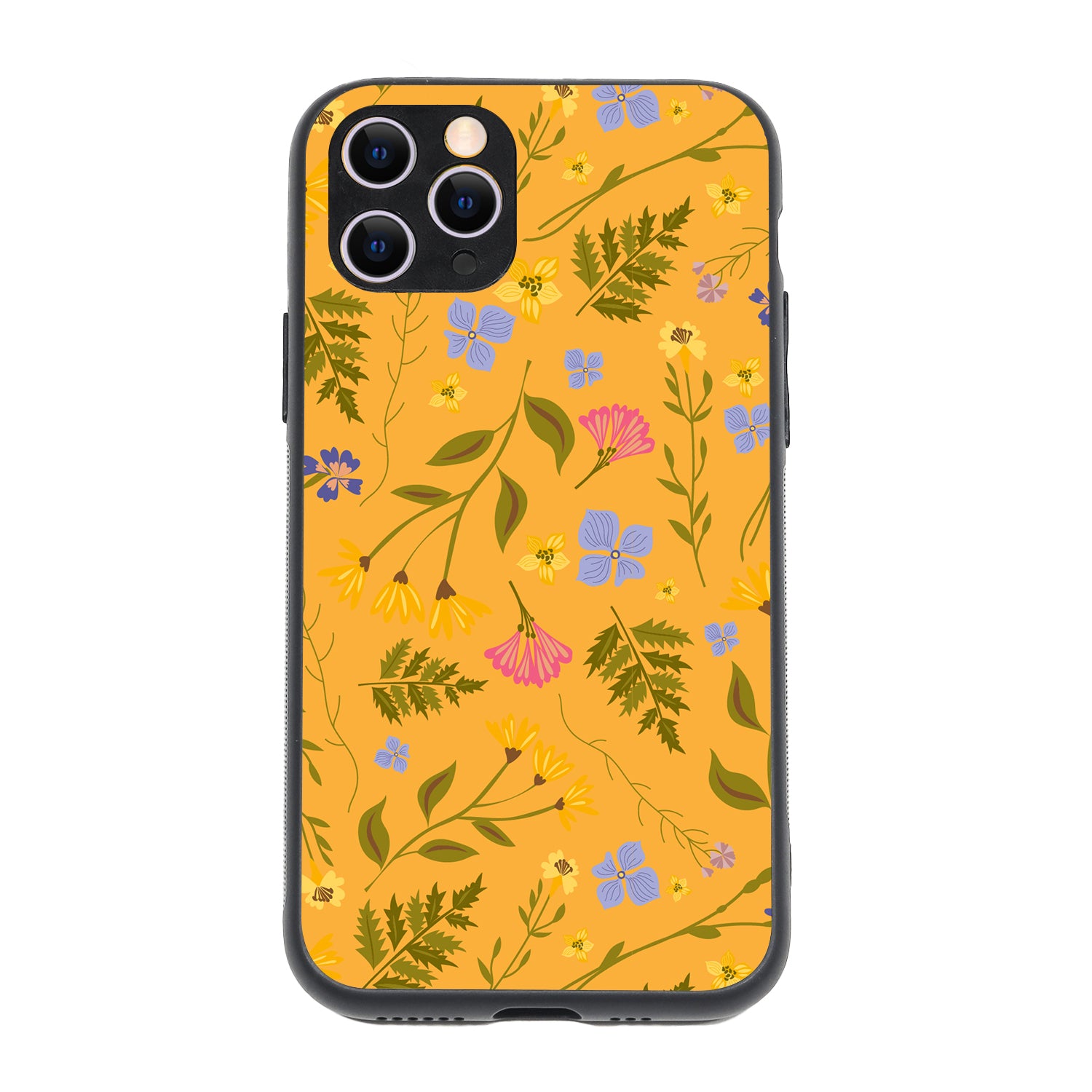 Yellow Floral iPhone 11 Pro Case