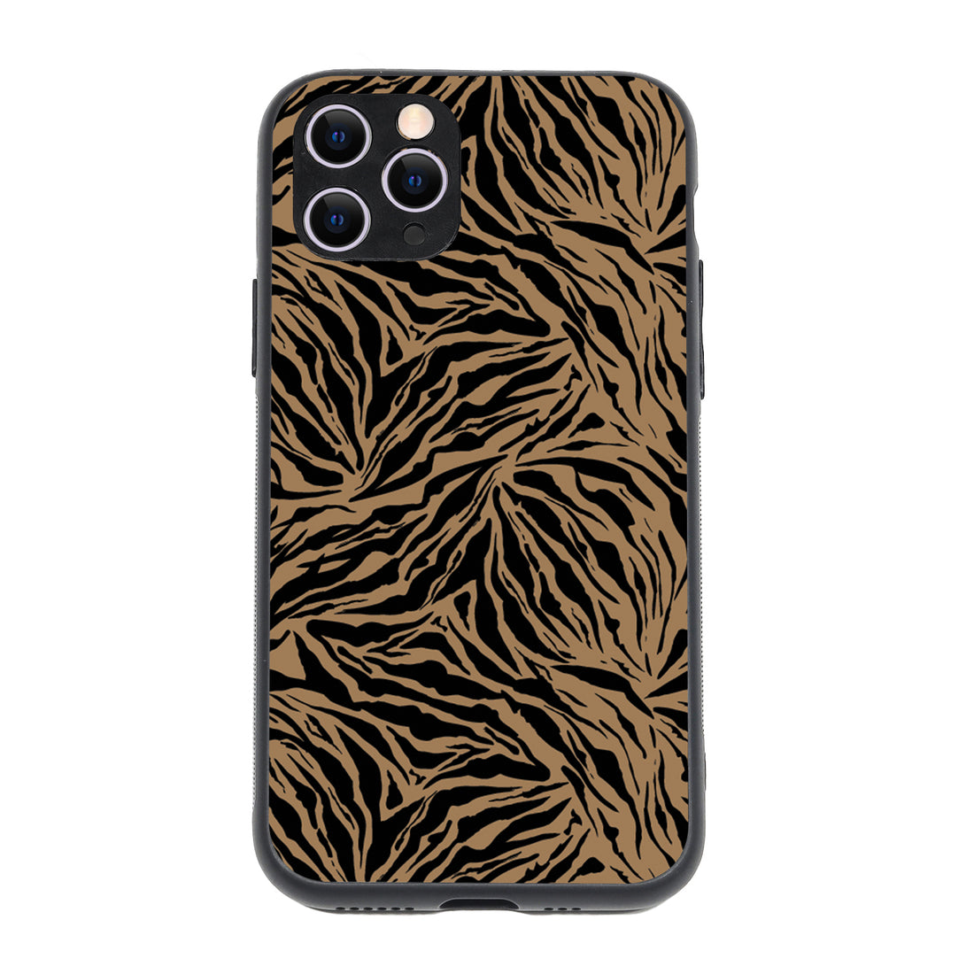 Black Strips Animal Print iPhone 11 Pro Case