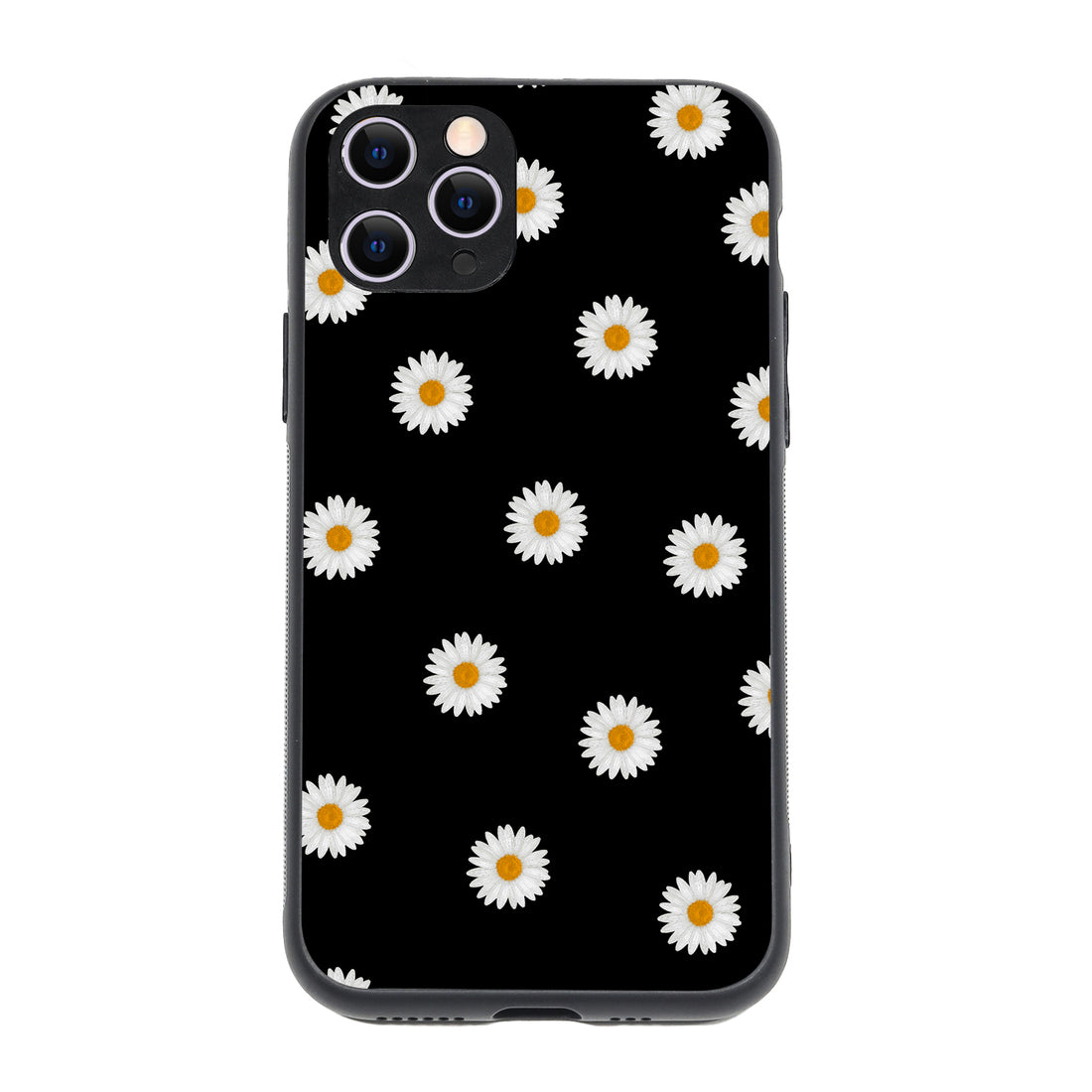 White Sunflower Floral iPhone 11 Pro Case