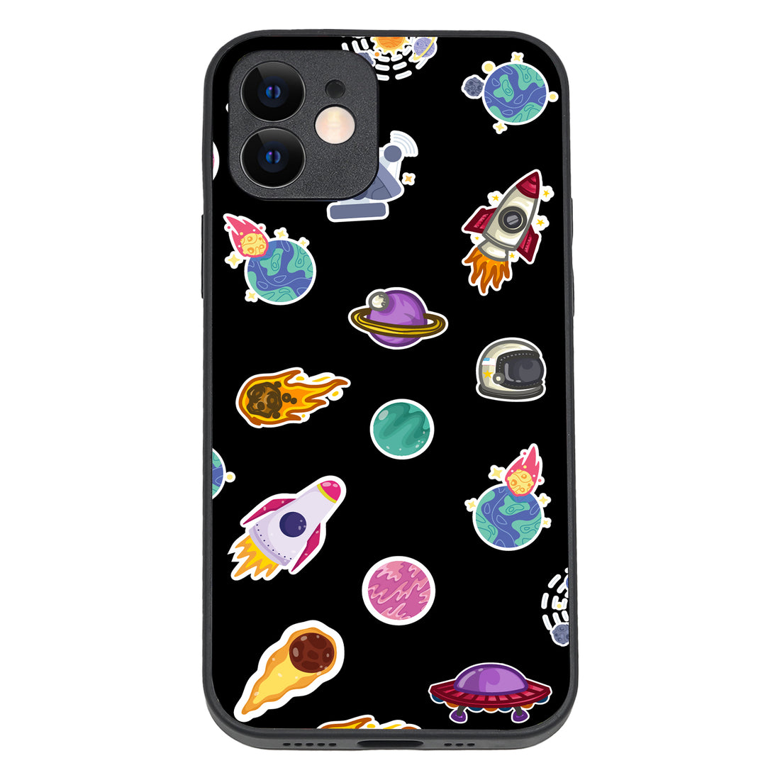 Stickers Space iPhone 12 Case