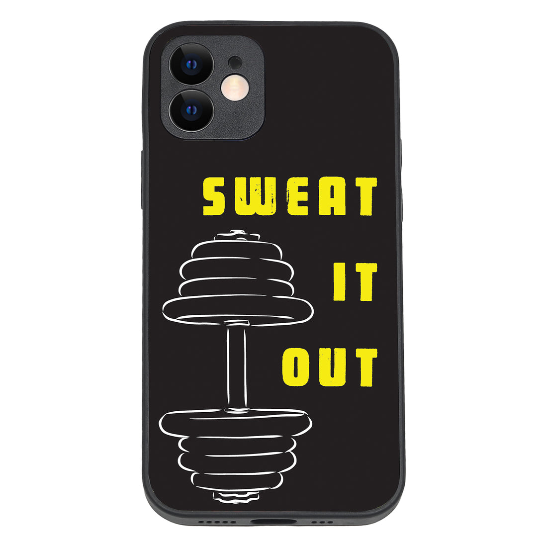Sweat It Out Motivational Quotes iPhone 12 Case