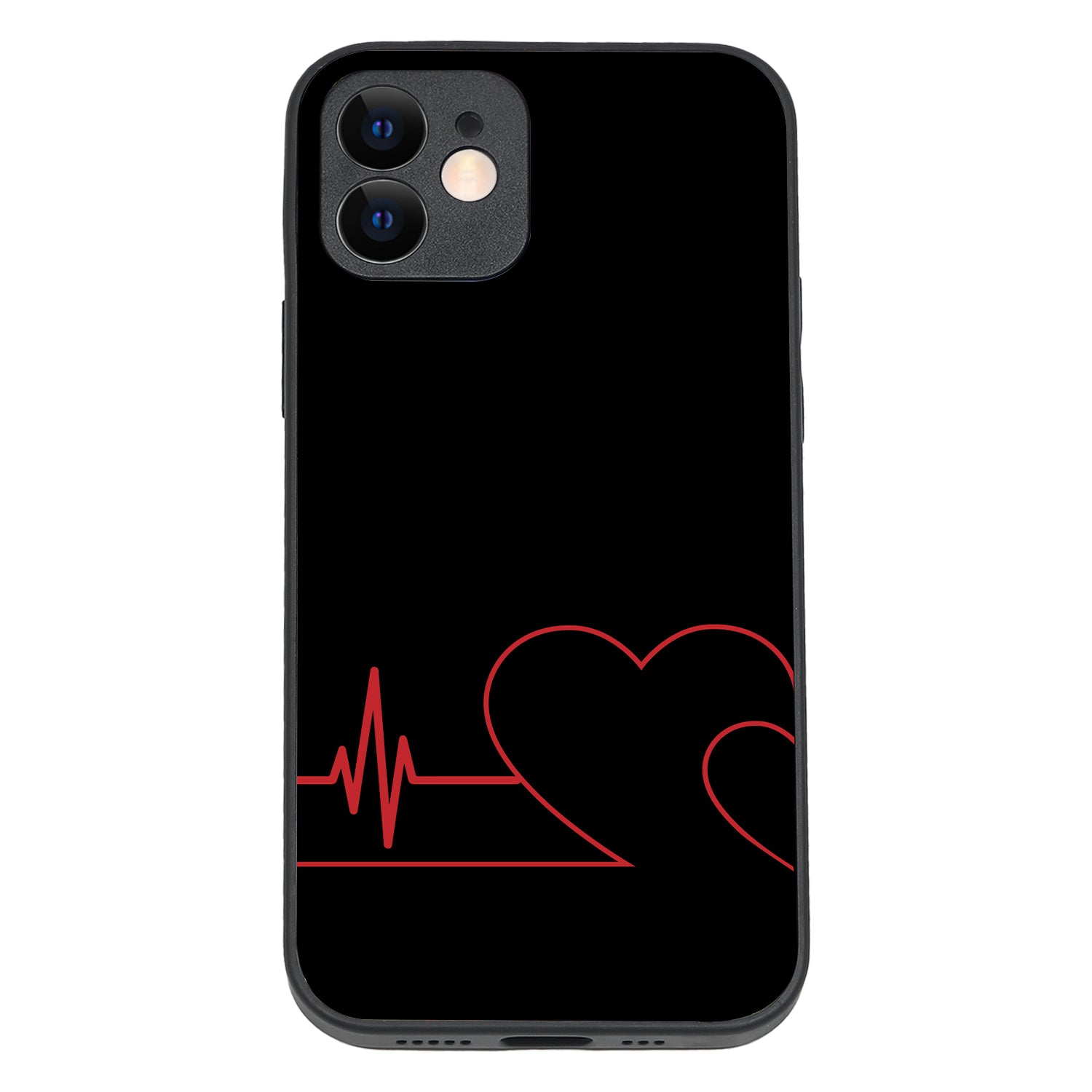 Two Heart Beat Couple iPhone 12 Case