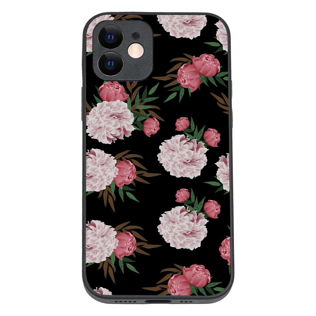 Pink Floral iPhone 12 Case