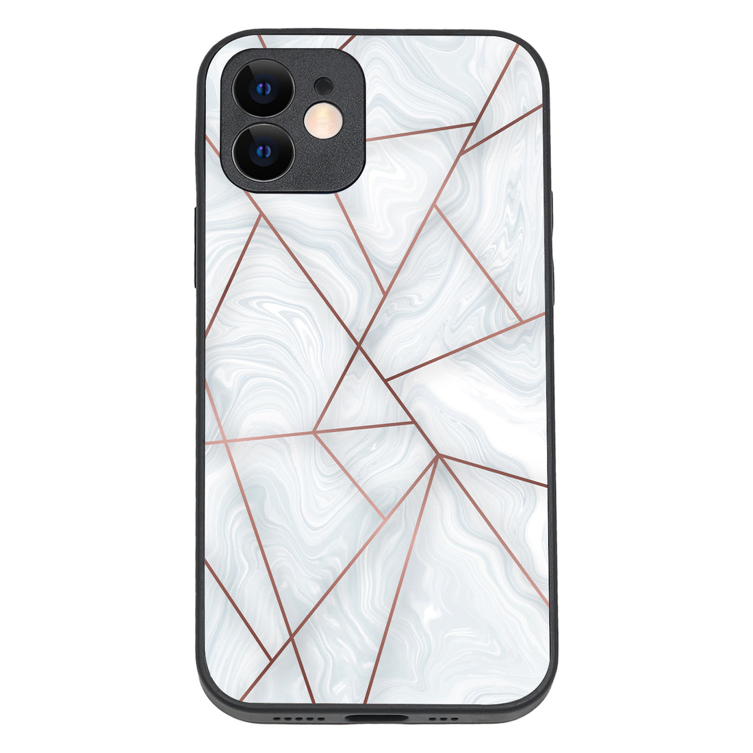 White Tile Marble iPhone 12 Case