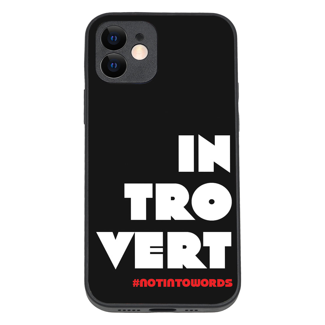 Introvert Motivational Quotes iPhone 12 Case