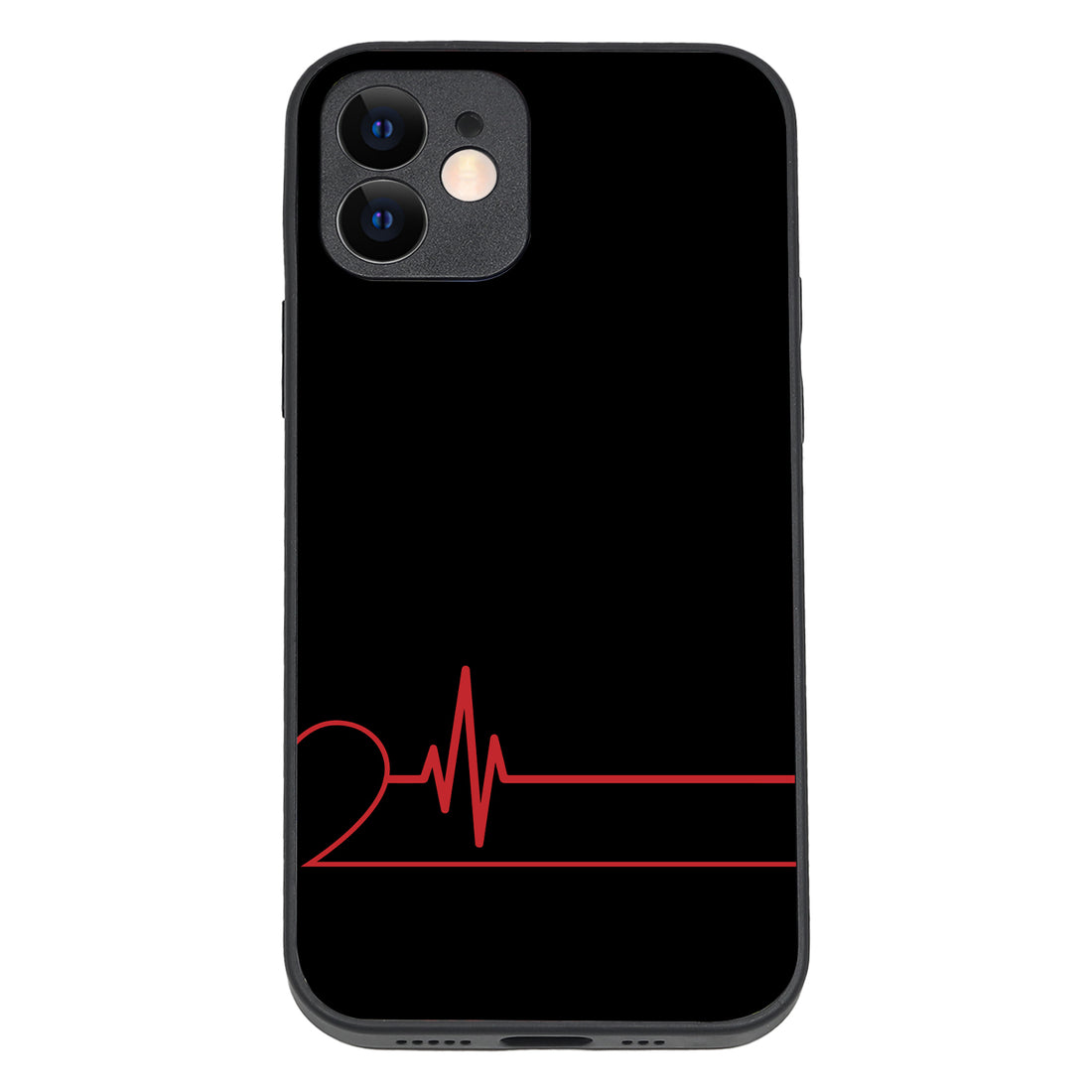 Single Heart Beat Couple iPhone 12 Case