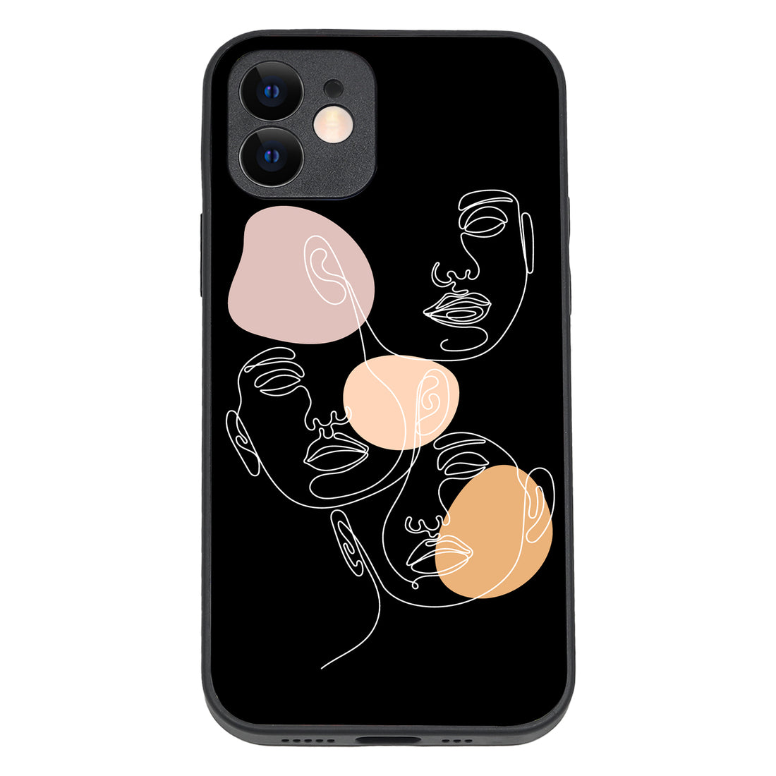 Face Aesthetic Human iPhone 12 Case