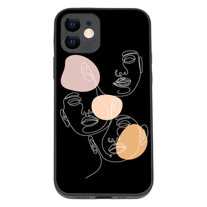 Face Aesthetic Human iPhone 12 Case