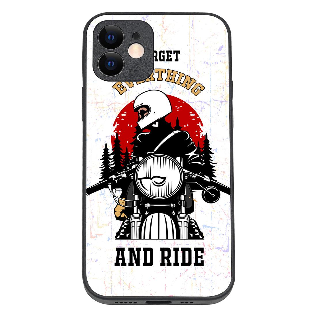 Forget Everything &amp; Ride Bike iPhone 12 Case