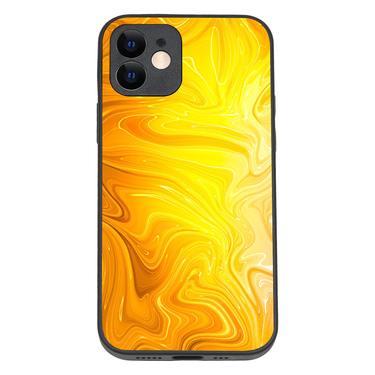 Yellow Marble iPhone 12 Case