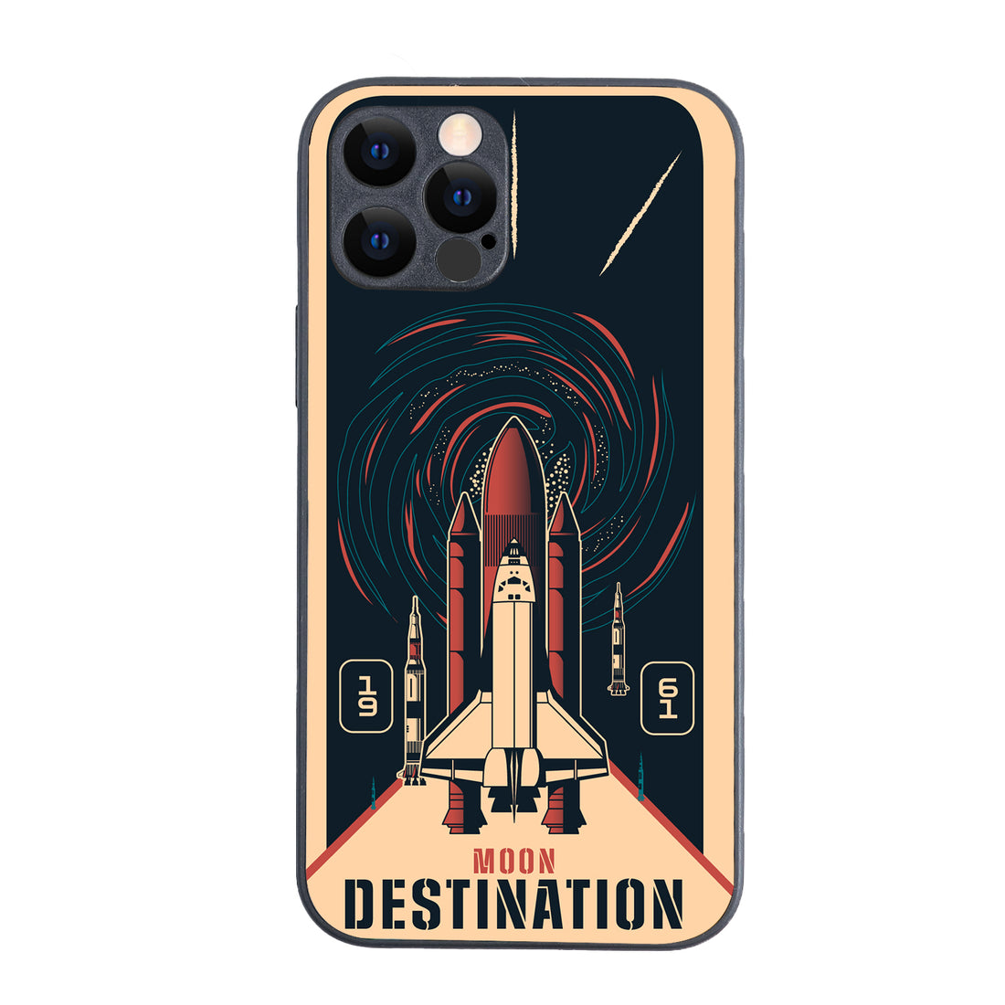 Moon Destination Space iPhone 12 Pro Case