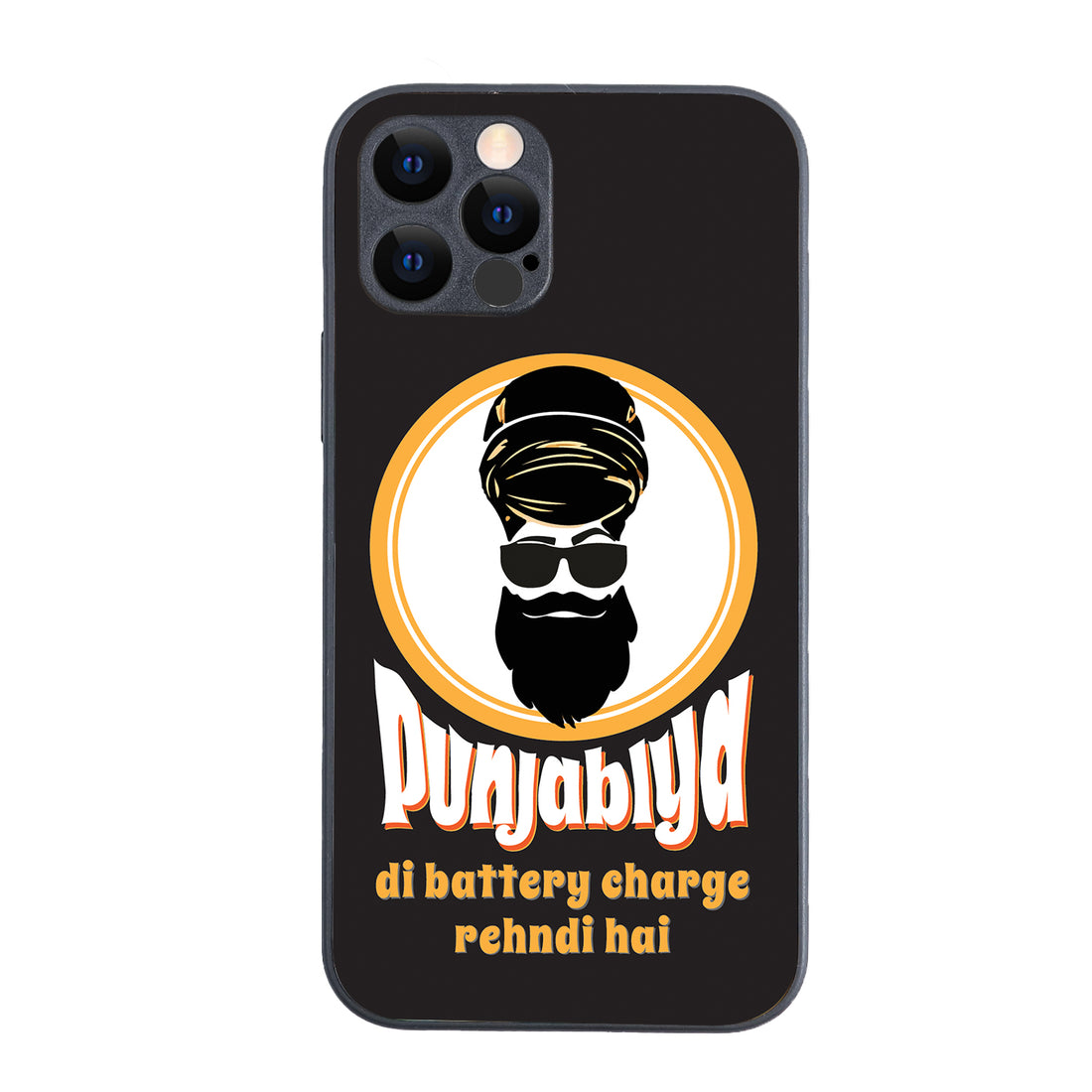 Punjabiyan Di Battery Masculine iPhone 12 Pro Case