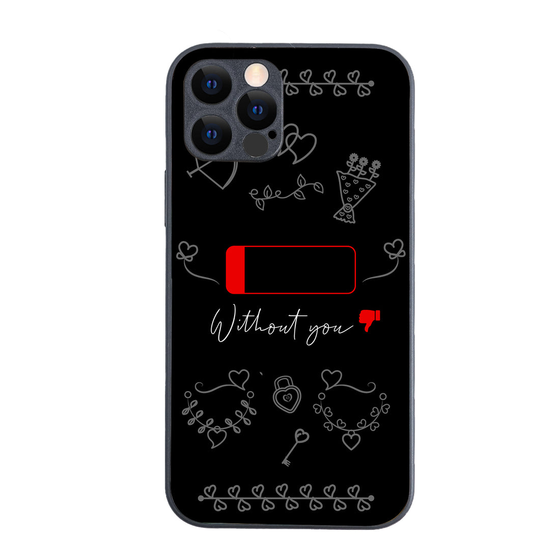 Without You Couple iPhone 12 Pro Case