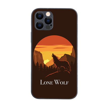 Lone Wolf Cartoon iPhone 12 Pro Case