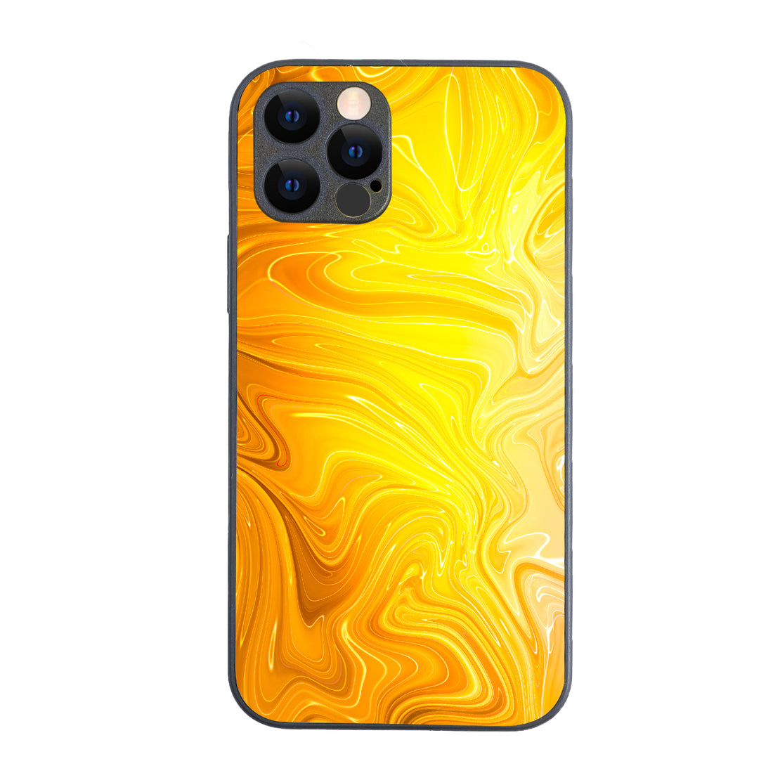 Yellow Marble iPhone 12 Pro Case