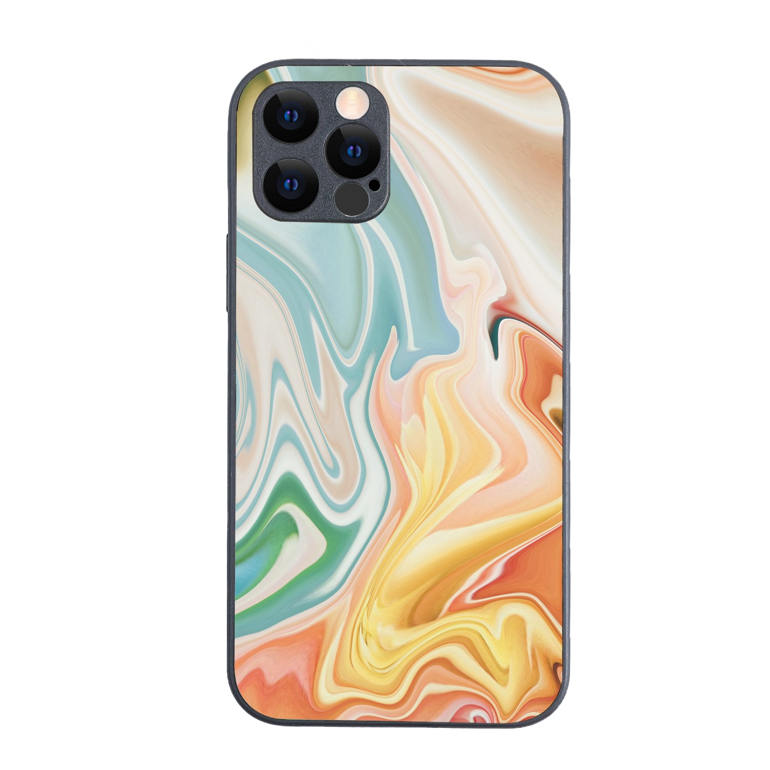 Multi Colour Marble iPhone 12 Pro Case