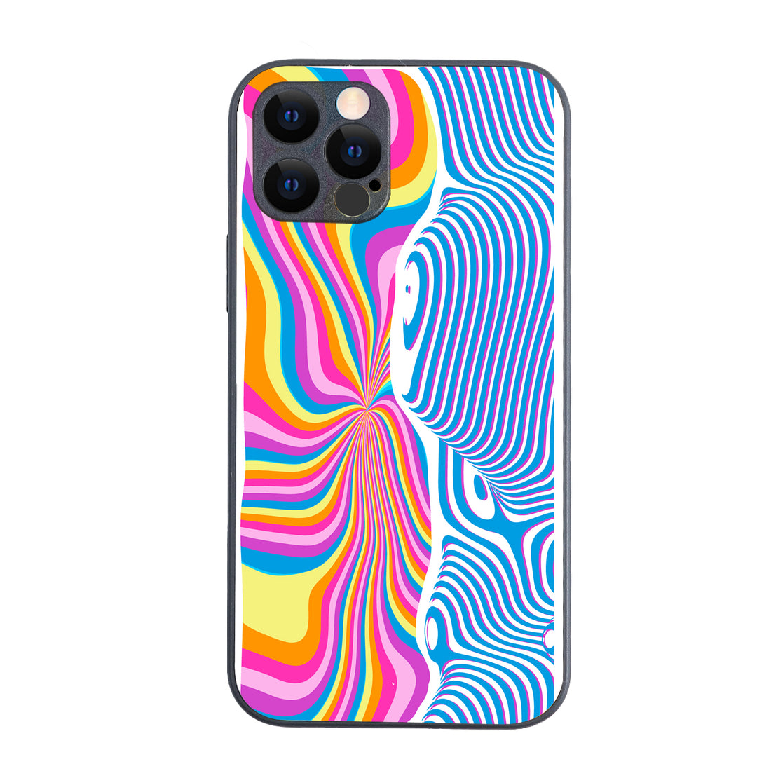 Rainbow Optical Illusion iPhone 12 Pro Case