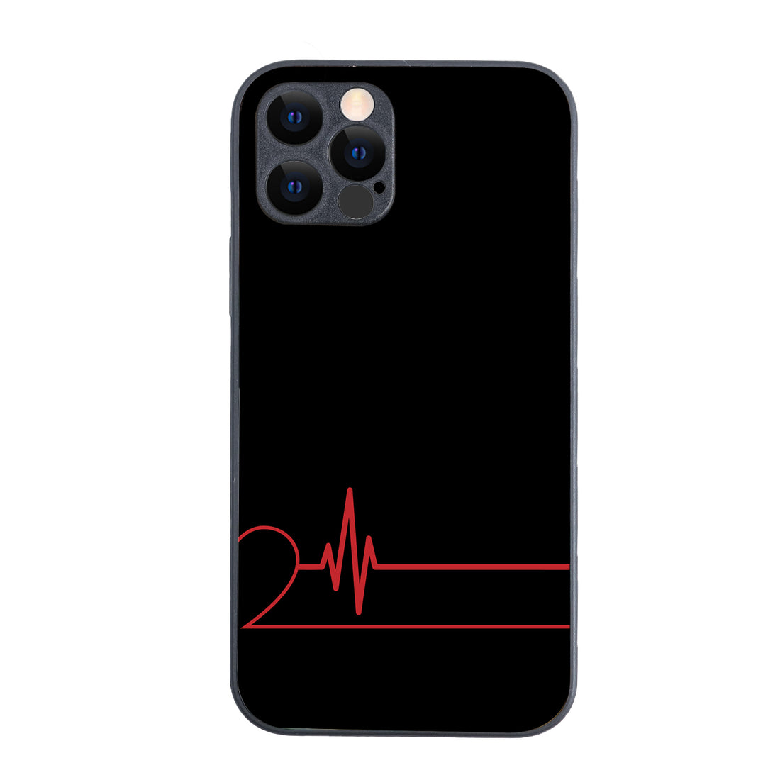 Single Heart Beat Couple iPhone 12 Pro Case