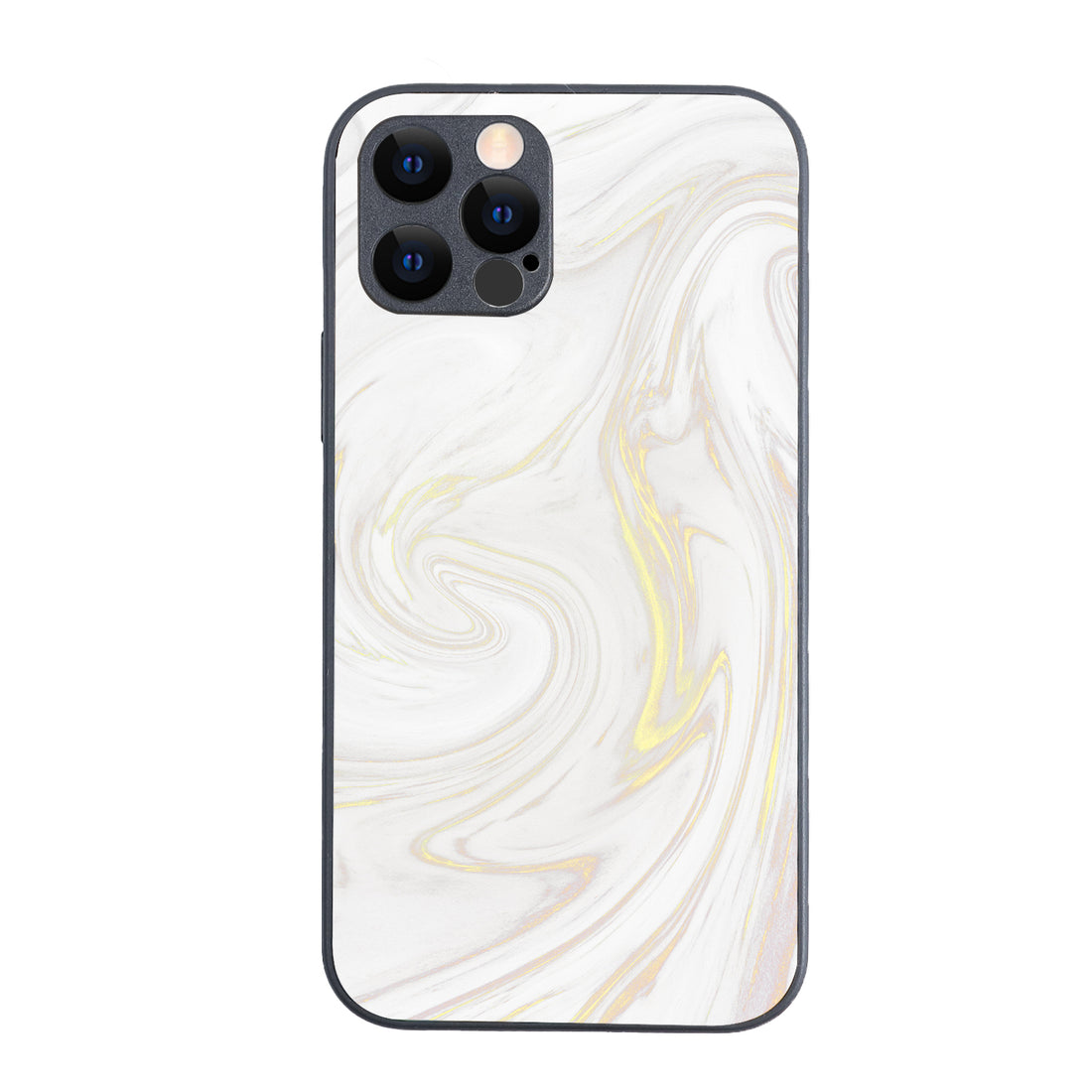 White Golden Marble iPhone 12 Pro Case