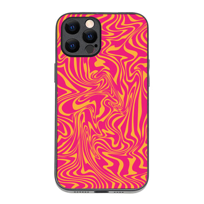 Yellow Pink Optical Illusion iPhone 12 Pro Max Case