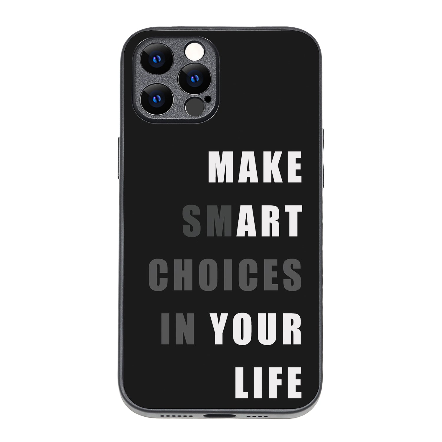 Smart Choices Motivational Quotes iPhone 12 Pro Max Case