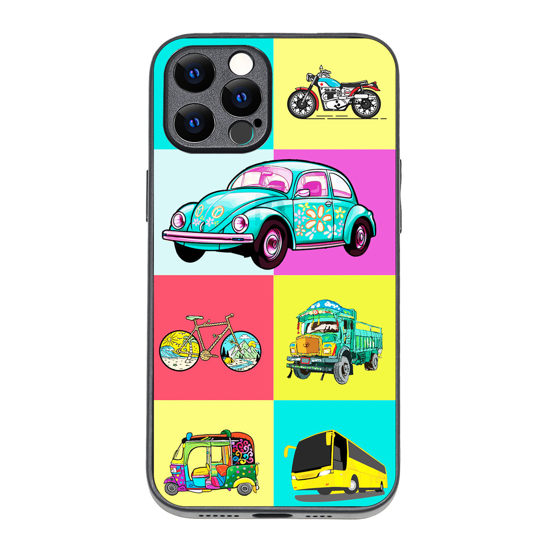 Transport Doodle iPhone 12 Pro Max Case