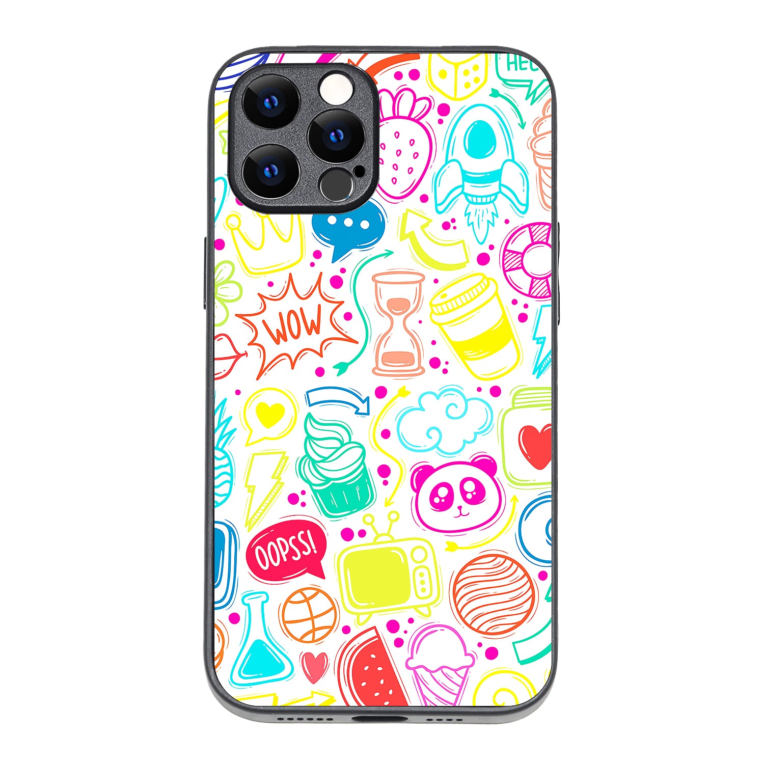 Wow Doodle iPhone 12 Pro Max Case