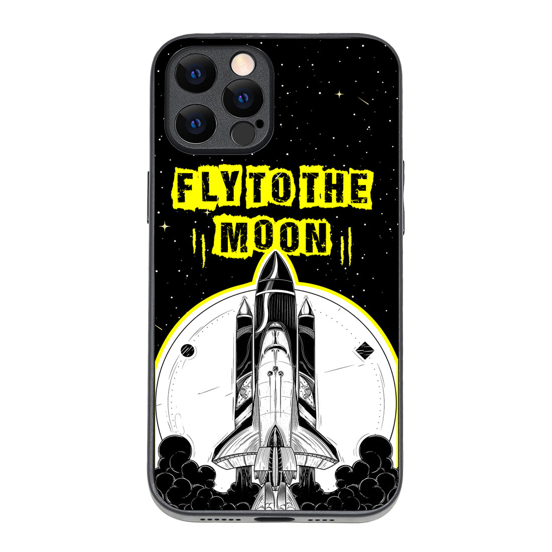 Fly To The Moon Space iPhone 12 Pro Max Case