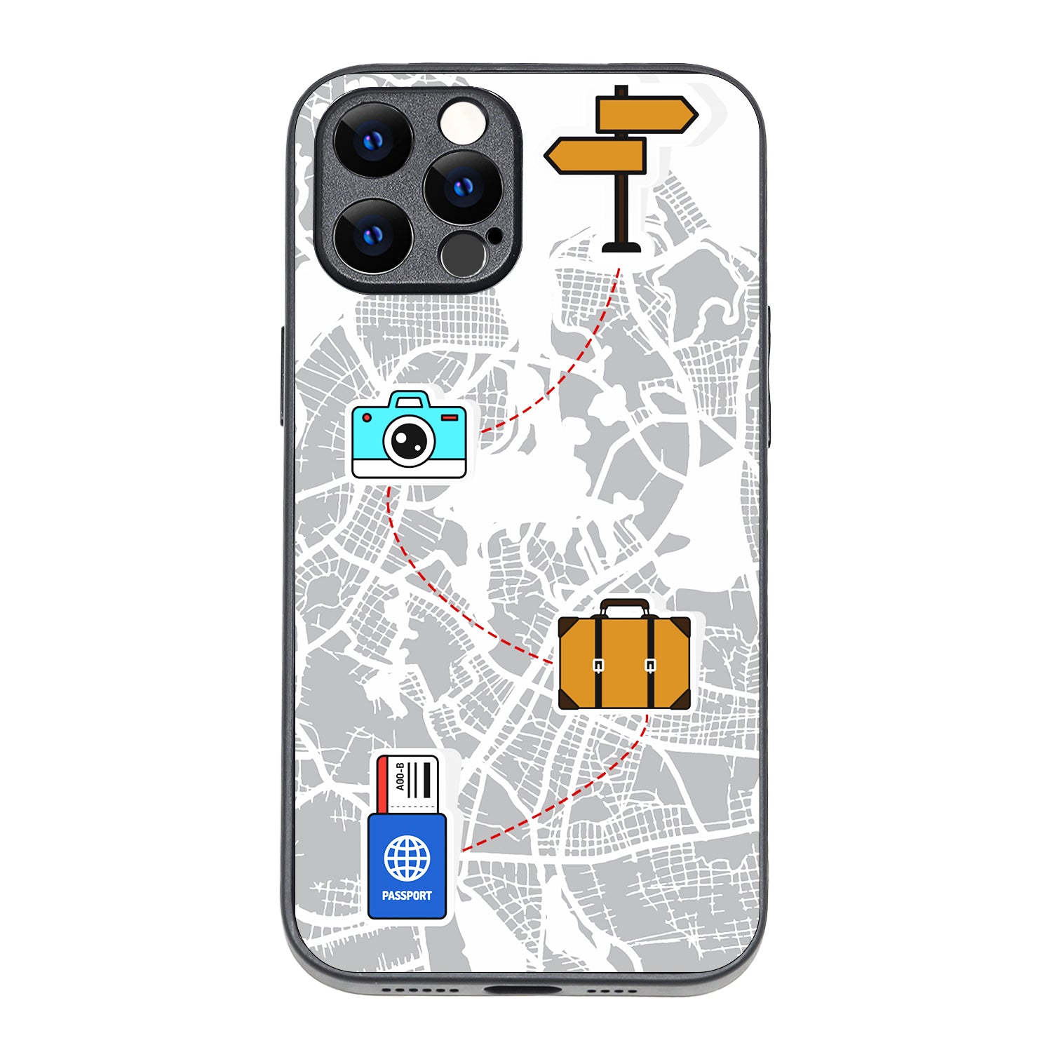 Journey Start To End Travel iPhone 12 Pro Max Case
