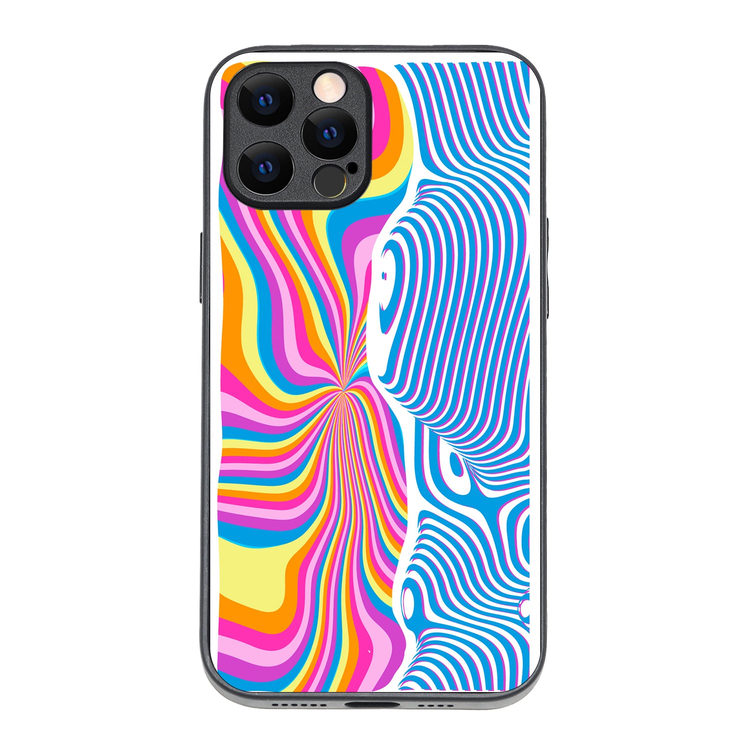 Rainbow Optical Illusion iPhone 12 Pro Max Case
