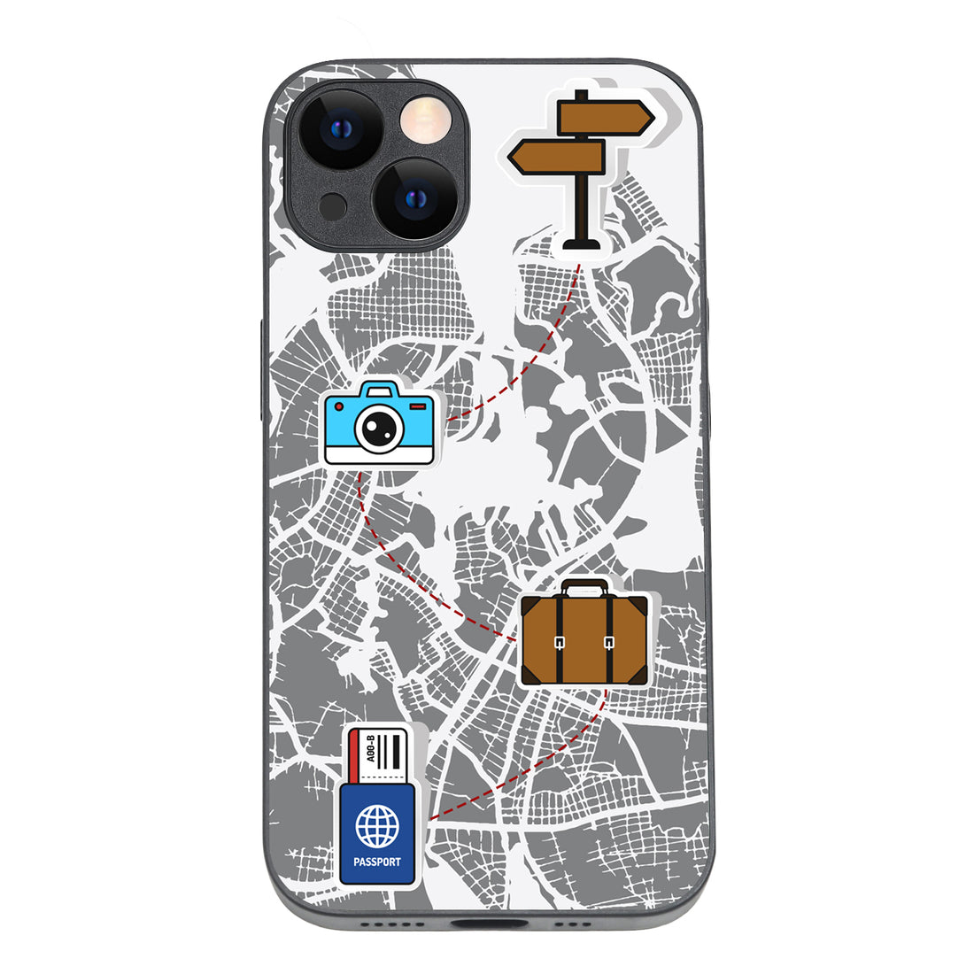 Journey Start To End Travel iPhone 13 Case