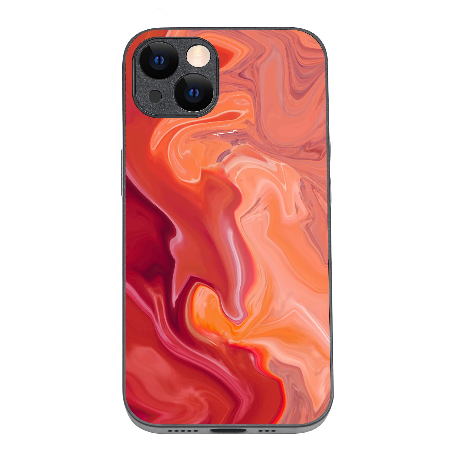 Red Marble iPhone 13 Case