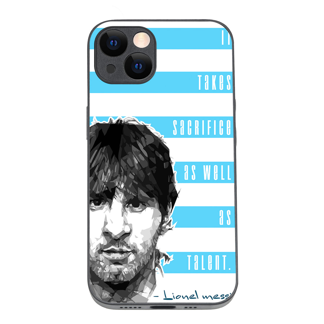Messi Quote Sports iPhone 13 Case