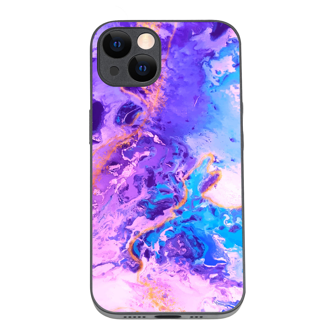 Purple Marble iPhone 13 Case