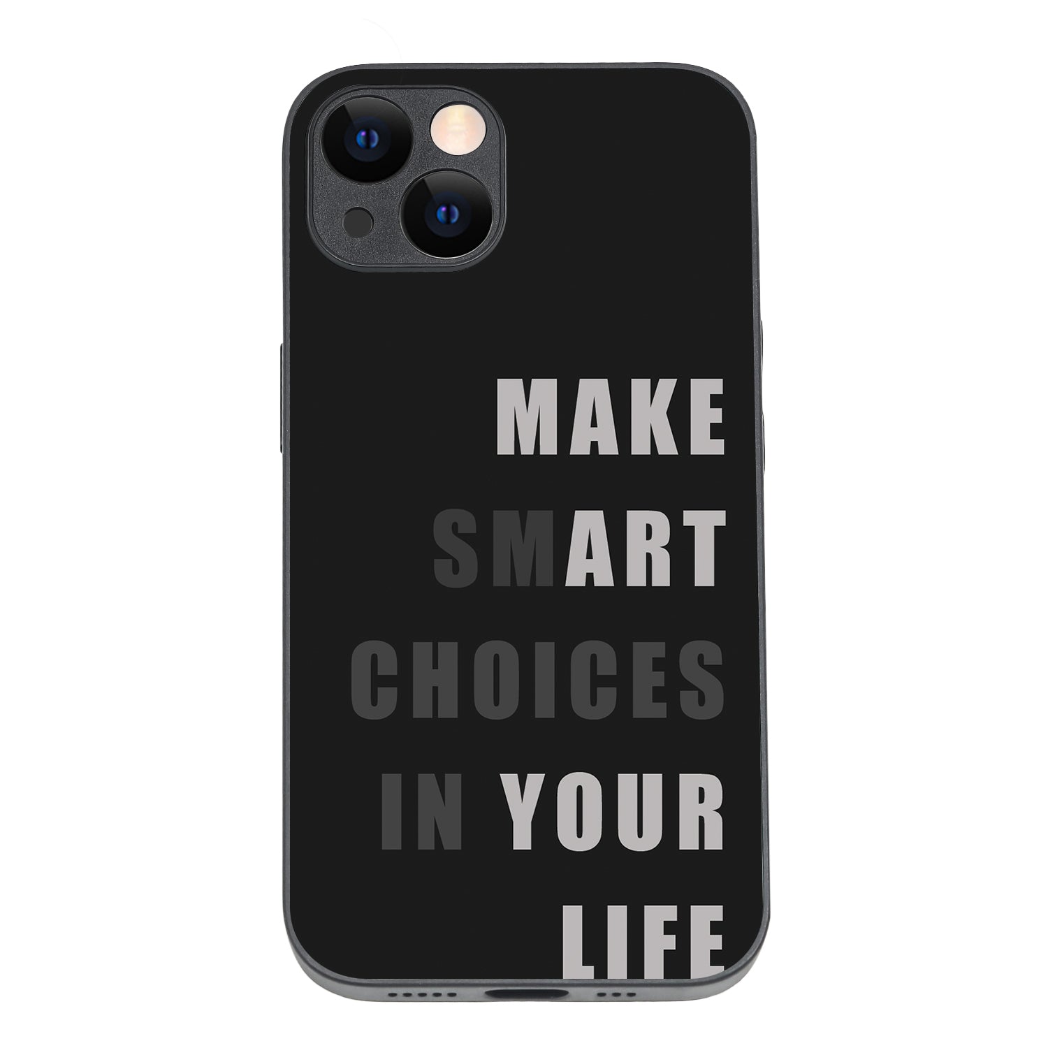 Smart Choices Motivational Quotes iPhone 13 Case