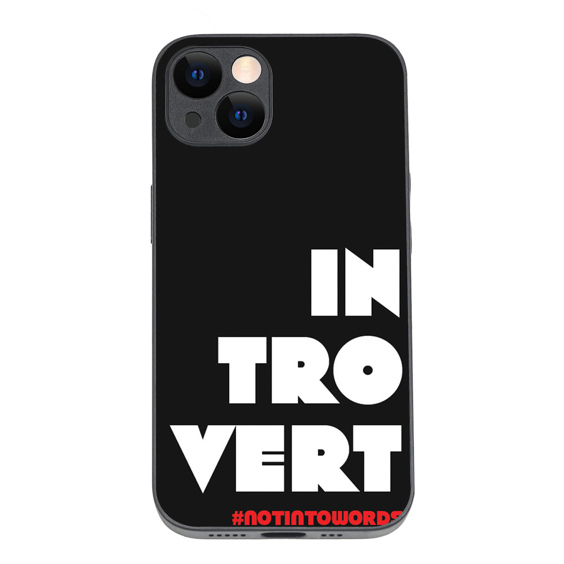Introvert Motivational Quotes iPhone 13 Case