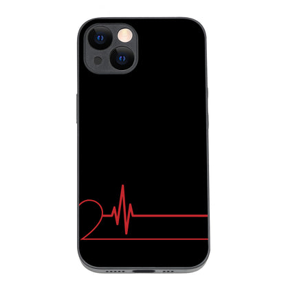 Single Heart Beat Couple iPhone 13 Case
